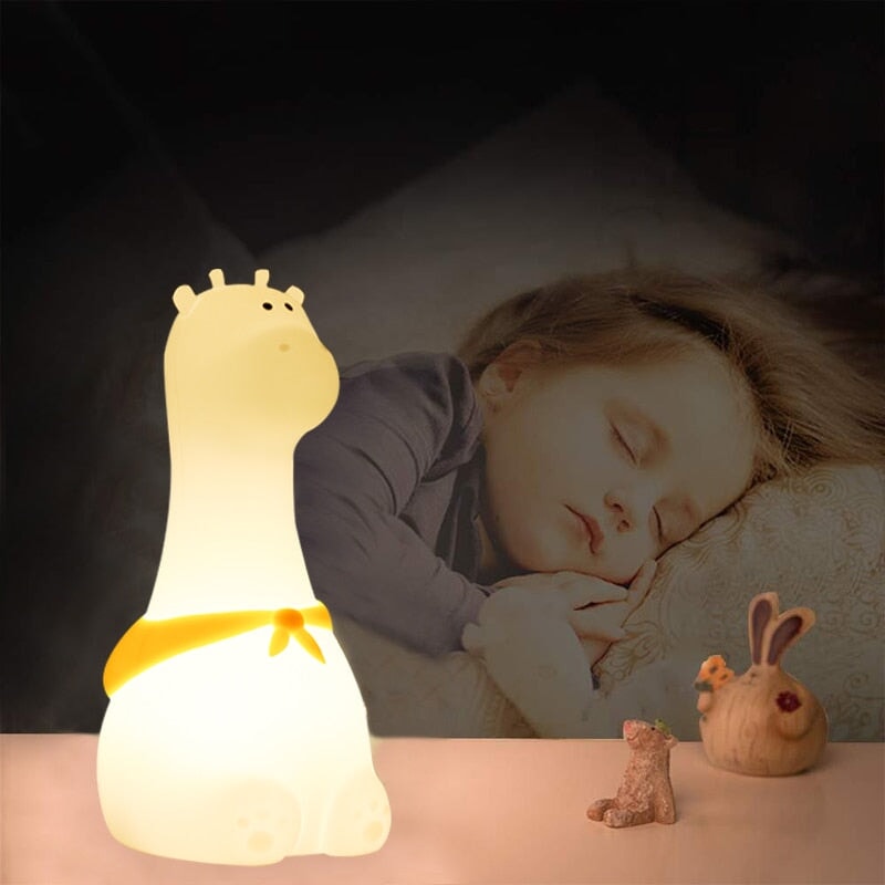 Owl Giraffe Rabbit Buddies LED Night Light Collection - Kawaiies - Adorable - Cute - Plushies - Plush - Kawaii