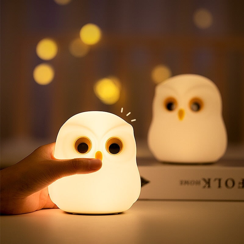 Owl Giraffe Rabbit Buddies LED Night Light Collection - Kawaiies - Adorable - Cute - Plushies - Plush - Kawaii