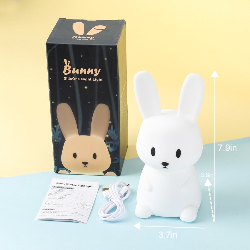 Owl Giraffe Rabbit Buddies LED Night Light Collection - Kawaiies - Adorable - Cute - Plushies - Plush - Kawaii