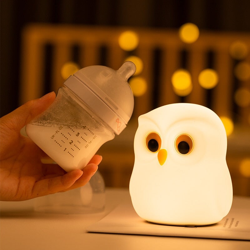 Owl Giraffe Rabbit Buddies LED Night Light Collection - Kawaiies - Adorable - Cute - Plushies - Plush - Kawaii