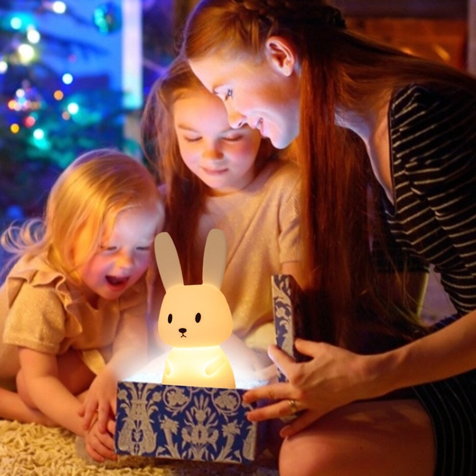 Owl Giraffe Rabbit Buddies LED Night Light Collection - Kawaiies - Adorable - Cute - Plushies - Plush - Kawaii