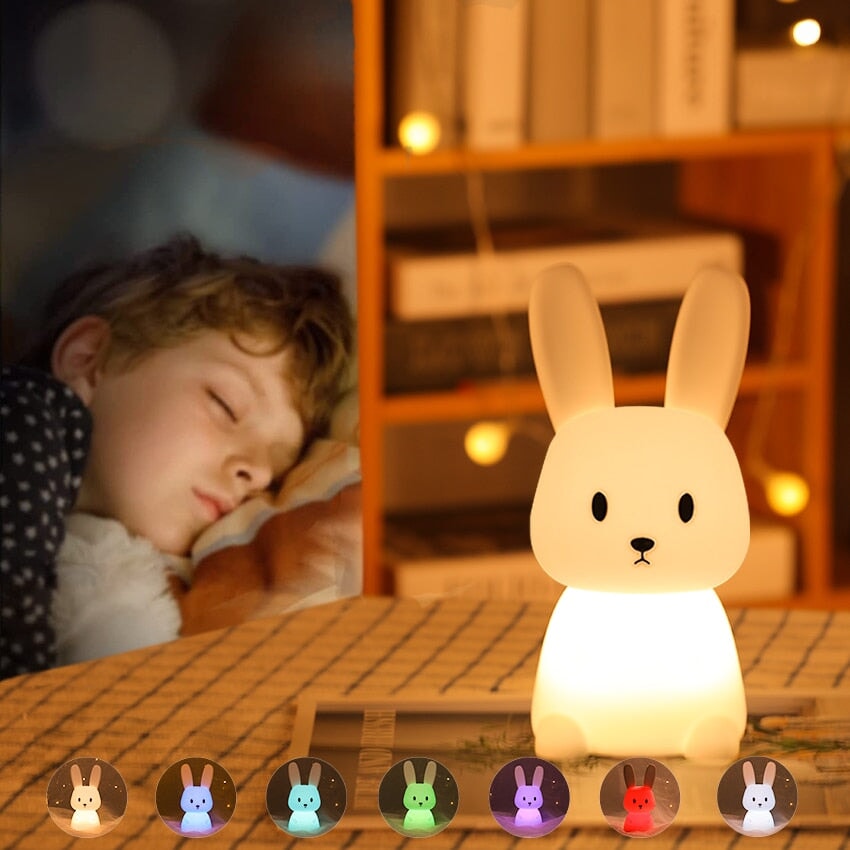 Owl Giraffe Rabbit Buddies LED Night Light Collection - Kawaiies - Adorable - Cute - Plushies - Plush - Kawaii