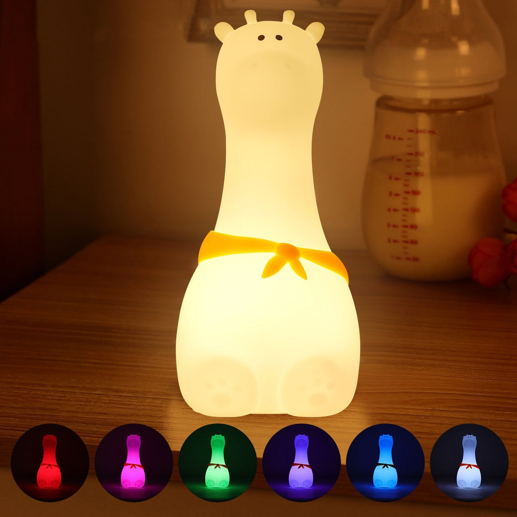 Owl Giraffe Rabbit Buddies LED Night Light Collection - Kawaiies - Adorable - Cute - Plushies - Plush - Kawaii