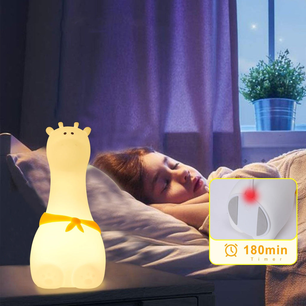 Owl Giraffe Rabbit Buddies LED Night Light Collection - Kawaiies - Adorable - Cute - Plushies - Plush - Kawaii