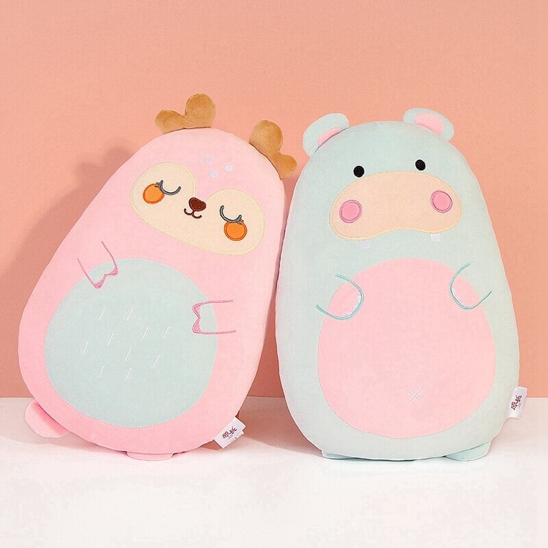 Pancake-shaped Wild Animals Plushie Collection - Kawaiies - Adorable - Cute - Plushies - Plush - Kawaii