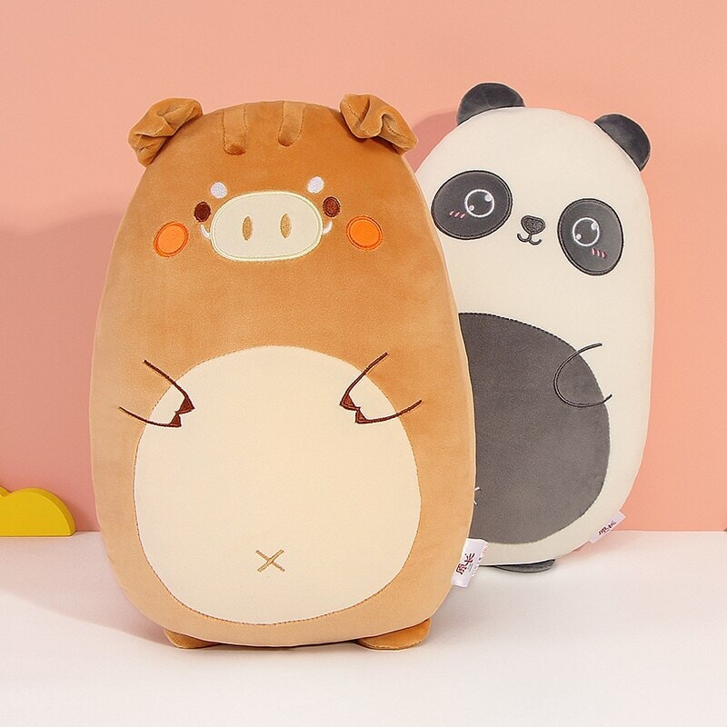 Pancake-shaped Wild Animals Plushie Collection - Kawaiies - Adorable - Cute - Plushies - Plush - Kawaii