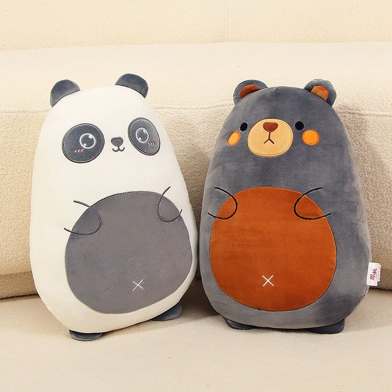Pancake-shaped Wild Animals Plushie Collection - Kawaiies - Adorable - Cute - Plushies - Plush - Kawaii