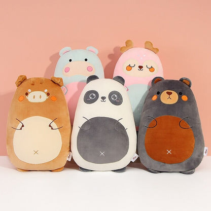 Pancake-shaped Wild Animals Plushie Collection - Kawaiies - Adorable - Cute - Plushies - Plush - Kawaii