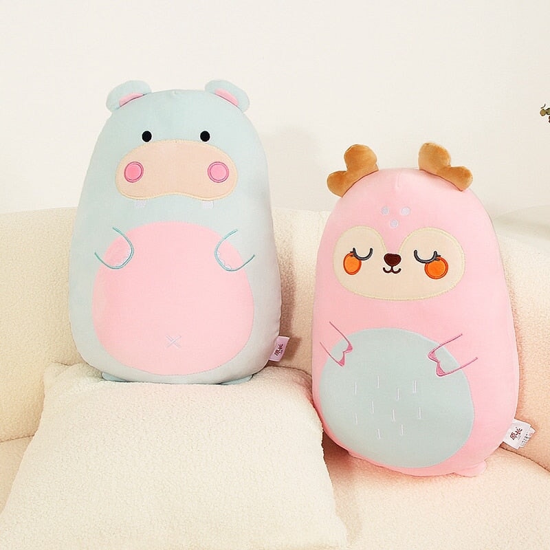 Pancake-shaped Wild Animals Plushie Collection - Kawaiies - Adorable - Cute - Plushies - Plush - Kawaii