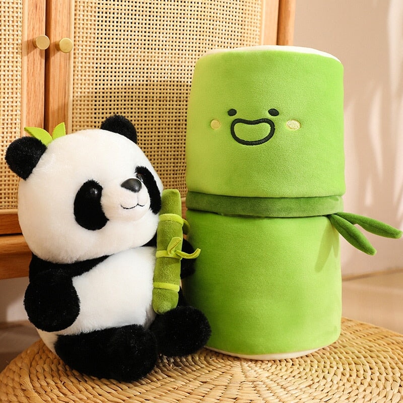 kawaiies-softtoys-plushies-kawaii-plush-Panda & Bamboo Buddy Plushies | NEW Soft toy 