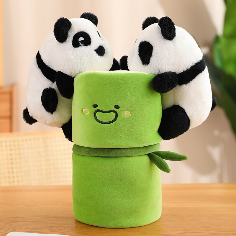 kawaiies-softtoys-plushies-kawaii-plush-Panda & Bamboo Buddy Plushies | NEW Soft toy 