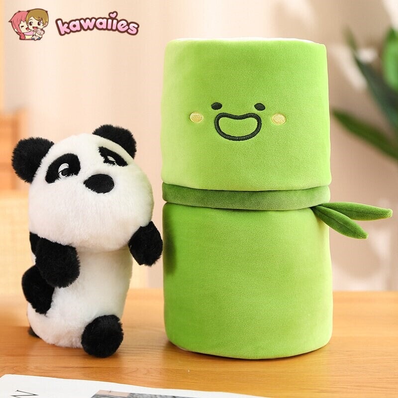kawaiies-softtoys-plushies-kawaii-plush-Panda & Bamboo Buddy Plushies | NEW Soft toy 