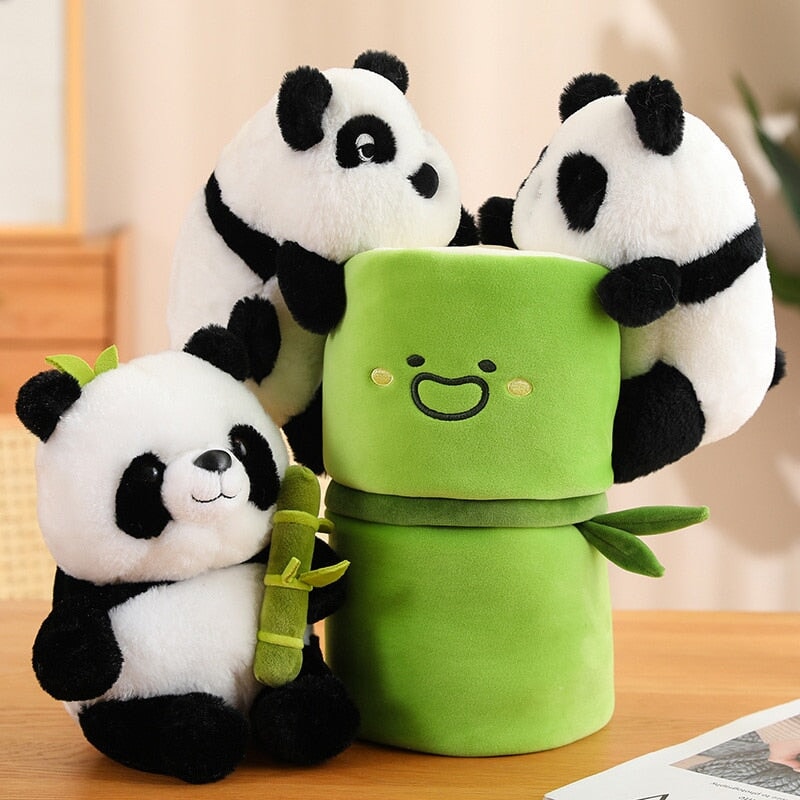 kawaiies-softtoys-plushies-kawaii-plush-Panda & Bamboo Buddy Plushies | NEW Soft toy 