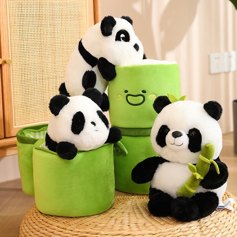 kawaiies-softtoys-plushies-kawaii-plush-Panda & Bamboo Buddy Plushies | NEW Soft toy 