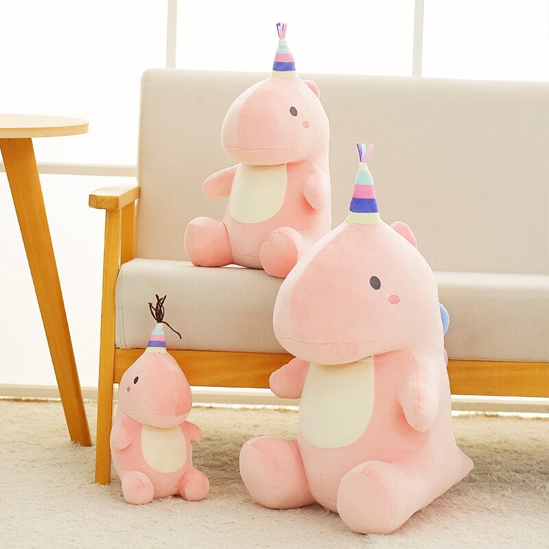 Party Dinosaur Plushies - Kawaiies - Adorable - Cute - Plushies - Plush - Kawaii