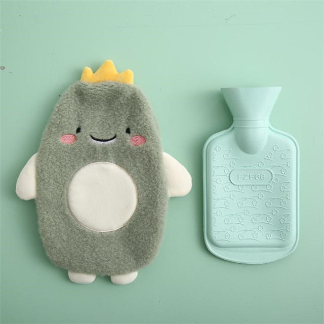Pastel Animal Friends Portable Hot Water Bottle - Kawaiies - Adorable - Cute - Plushies - Plush - Kawaii