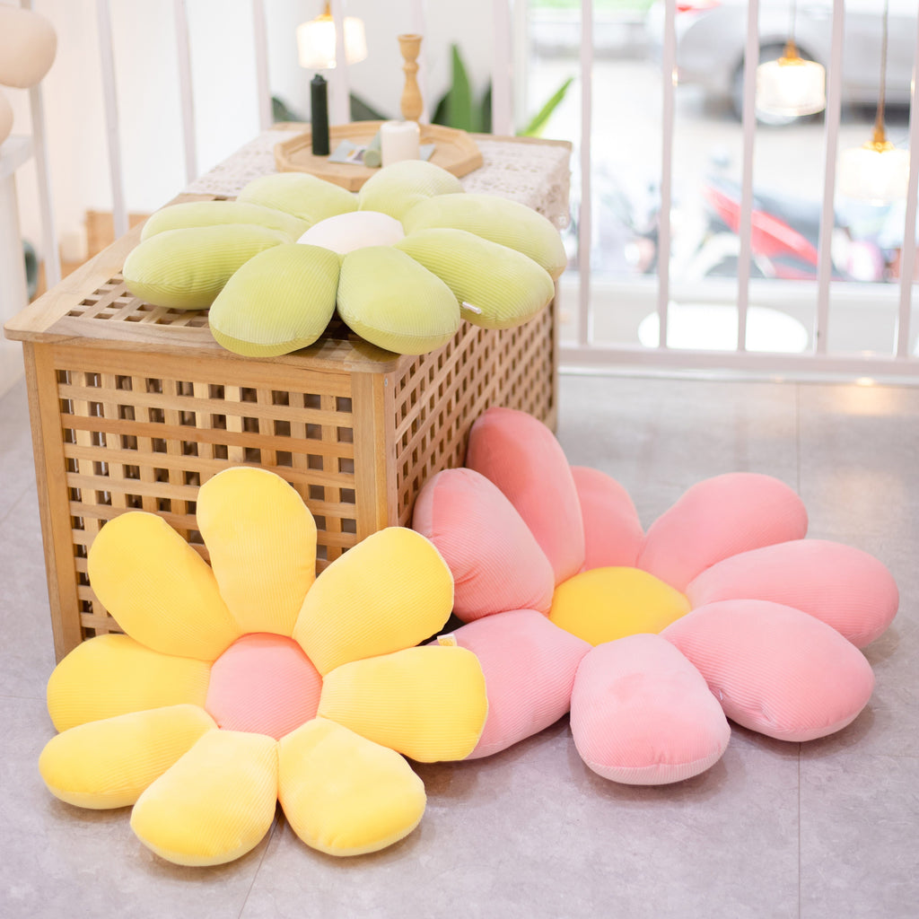 Pastel Daisy Cushion - Kawaiies - Adorable - Cute - Plushies - Plush - Kawaii