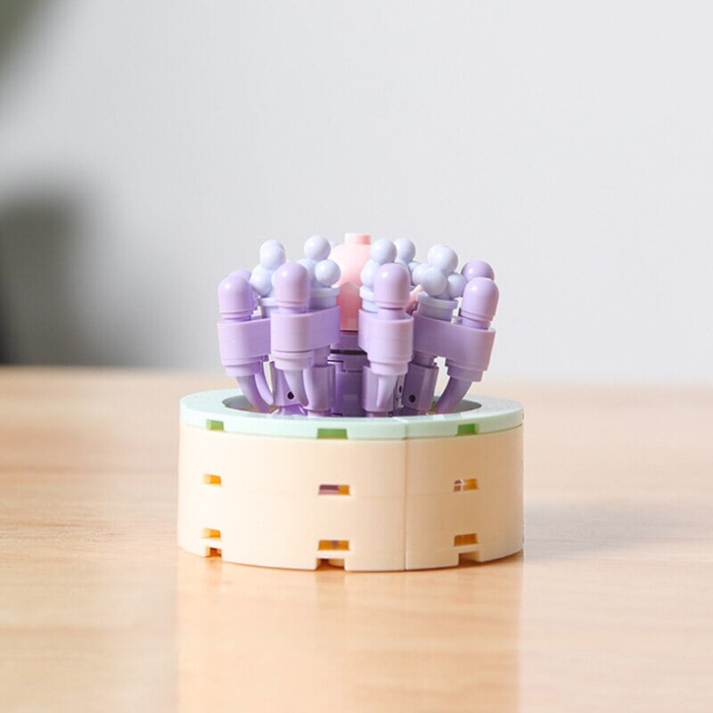 Pastel Flower Succulent Building Block Collection - Kawaiies - Adorable - Cute - Plushies - Plush - Kawaii