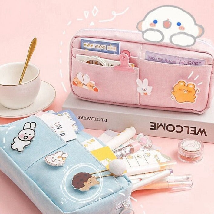 Kawaii Bunny Pastel Korea Style Pencil Case