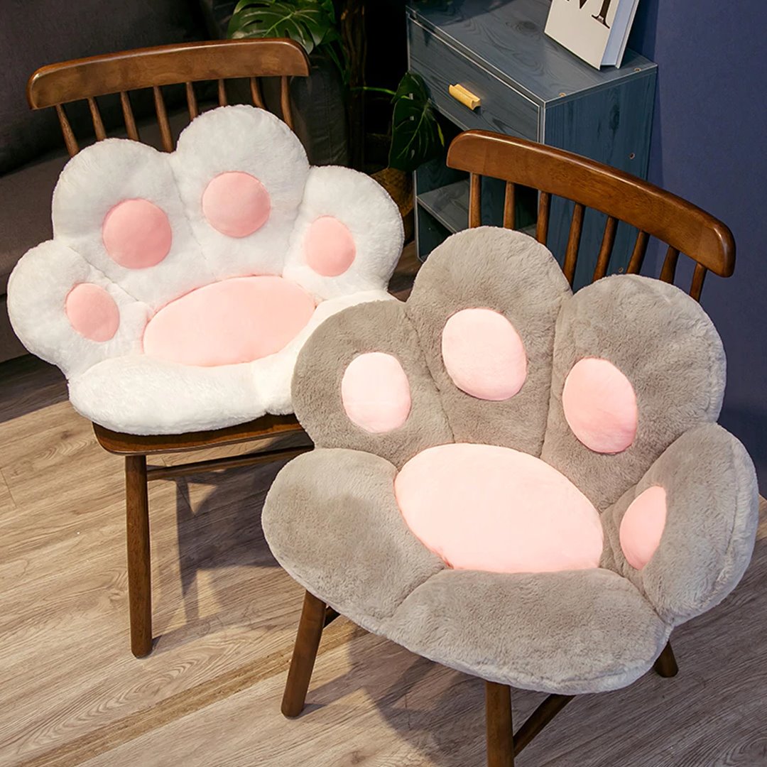 Kawaii Cute Pastel Paw Seat Cushions - Kawaiies - Adorable - Cute - Plushies - Plush - Kawaii