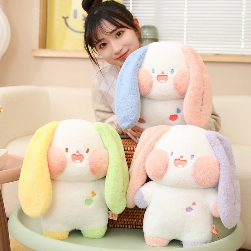 Peaches Melody & Mittens the Bunny Plushie Collection - Kawaiies - Adorable - Cute - Plushies - Plush - Kawaii