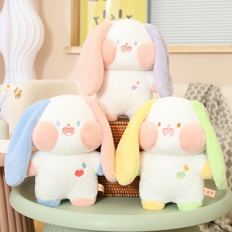 Peaches Melody & Mittens the Bunny Plushie Collection - Kawaiies - Adorable - Cute - Plushies - Plush - Kawaii