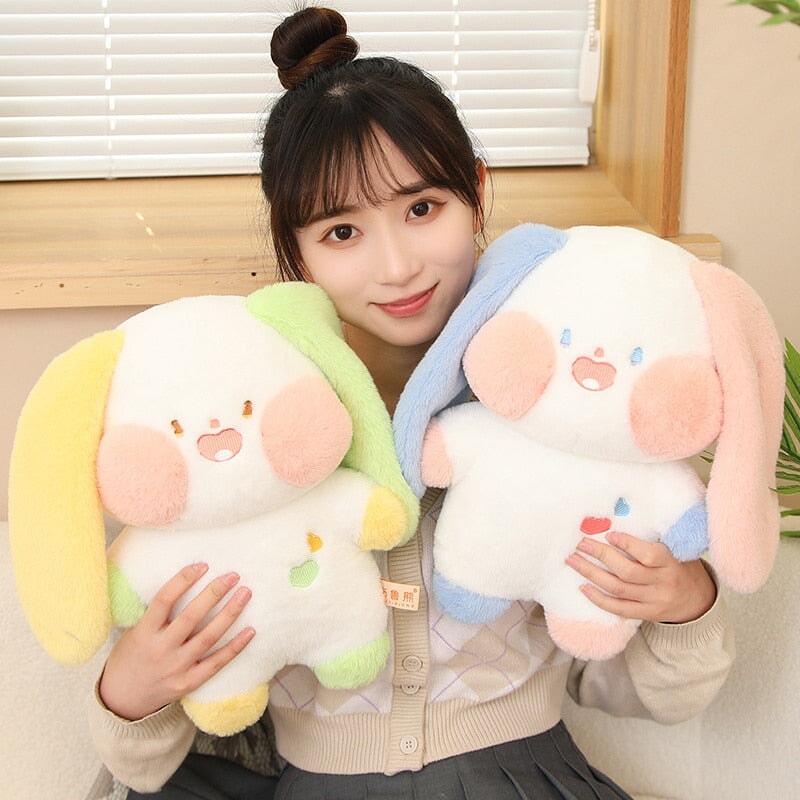 Peaches Melody & Mittens the Bunny Plushie Collection - Kawaiies - Adorable - Cute - Plushies - Plush - Kawaii