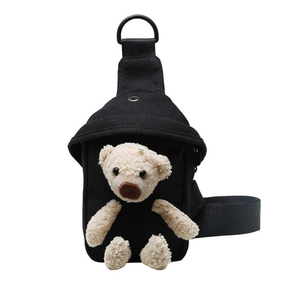 Peaking Bear Crossbody Bag - Kawaiies - Adorable - Cute - Plushies - Plush - Kawaii