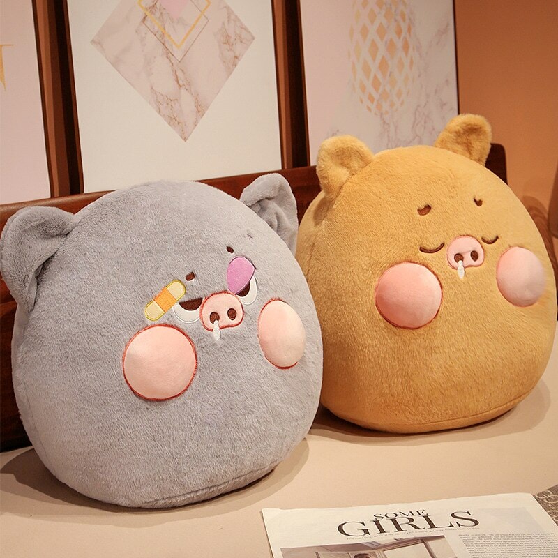 Perky Pigs Ball Plushie - Kawaiies - Adorable - Cute - Plushies - Plush - Kawaii