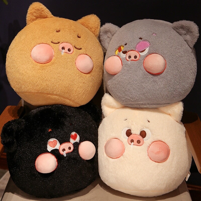 Perky Pigs Ball Plushie - Kawaiies - Adorable - Cute - Plushies - Plush - Kawaii