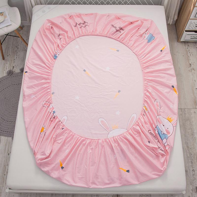 Pink Princess Bunny Fitted Bedsheet - Kawaiies - Adorable - Cute - Plushies - Plush - Kawaii