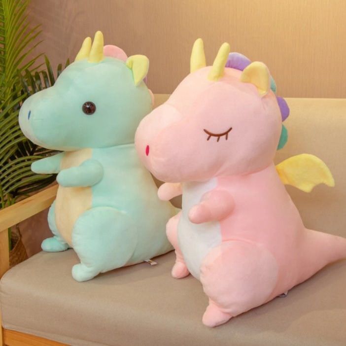 Piper and Blake the Pastel Dragon Friends - Kawaiies - Adorable - Cute - Plushies - Plush - Kawaii