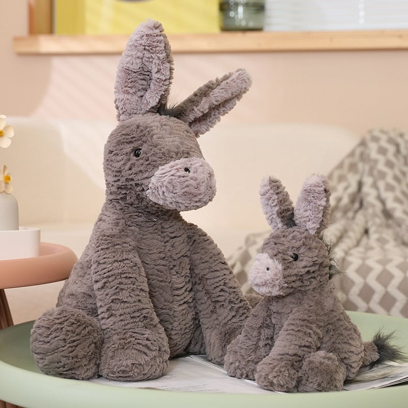 Pixie the Fluffy Donkey Plushie - Kawaiies - Adorable - Cute - Plushies - Plush - Kawaii