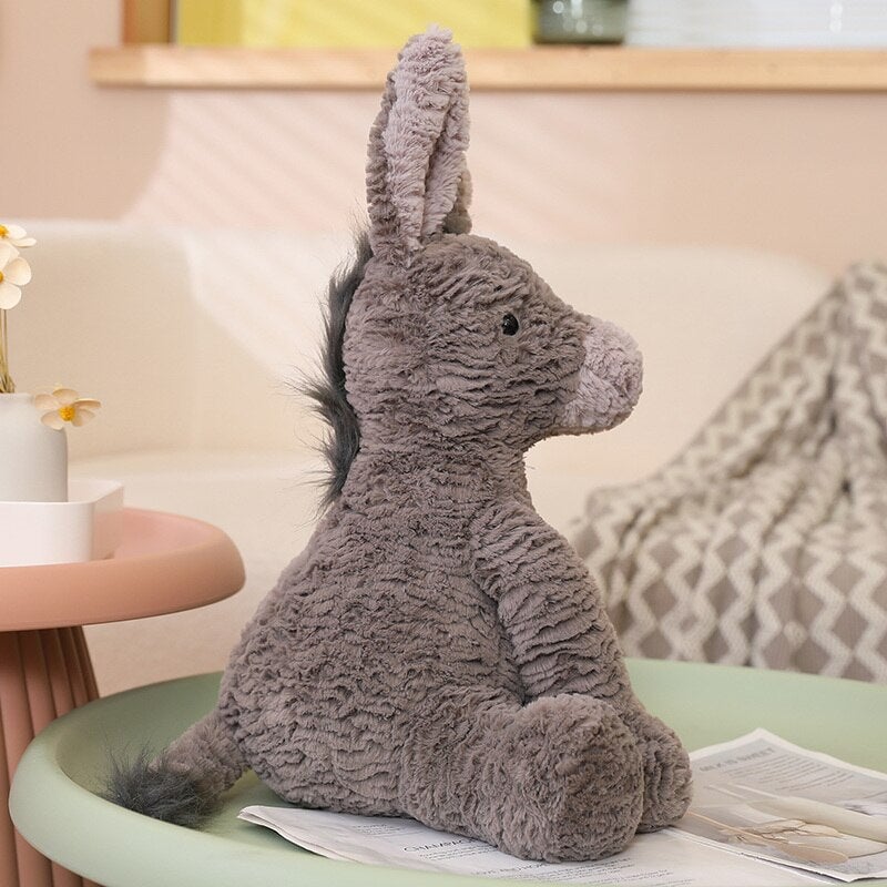 Pixie the Fluffy Donkey Plushie - Kawaiies - Adorable - Cute - Plushies - Plush - Kawaii