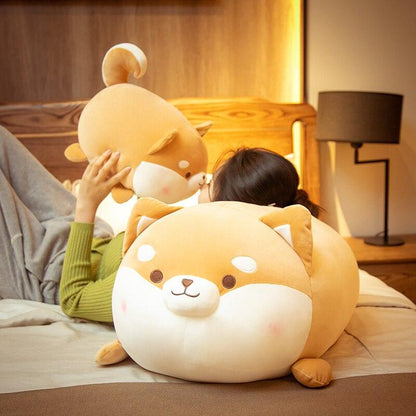 Plumpy Blushing Shiba - Kawaiies - Adorable - Cute - Plushies - Plush - Kawaii
