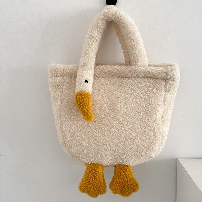 Plush Goose Mini Tote Bag - Kawaiies - Adorable - Cute - Plushies - Plush - Kawaii