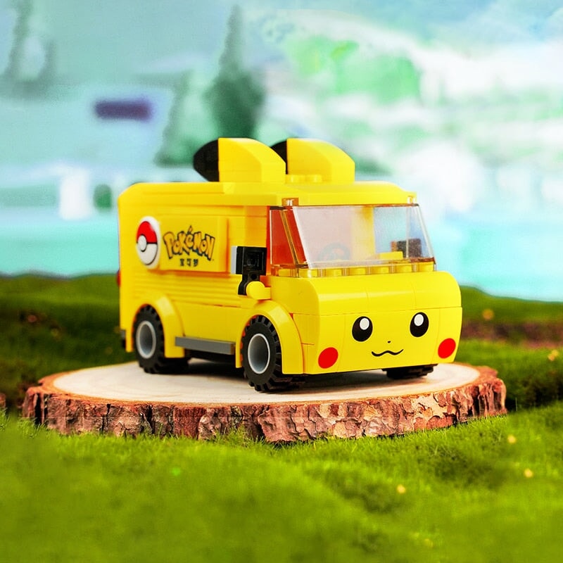 Pokemon Pikachu Exclusive Cute Cars Building Blocks - Kawaiies - Adorable - Cute - Plushies - Plush - Kawaii