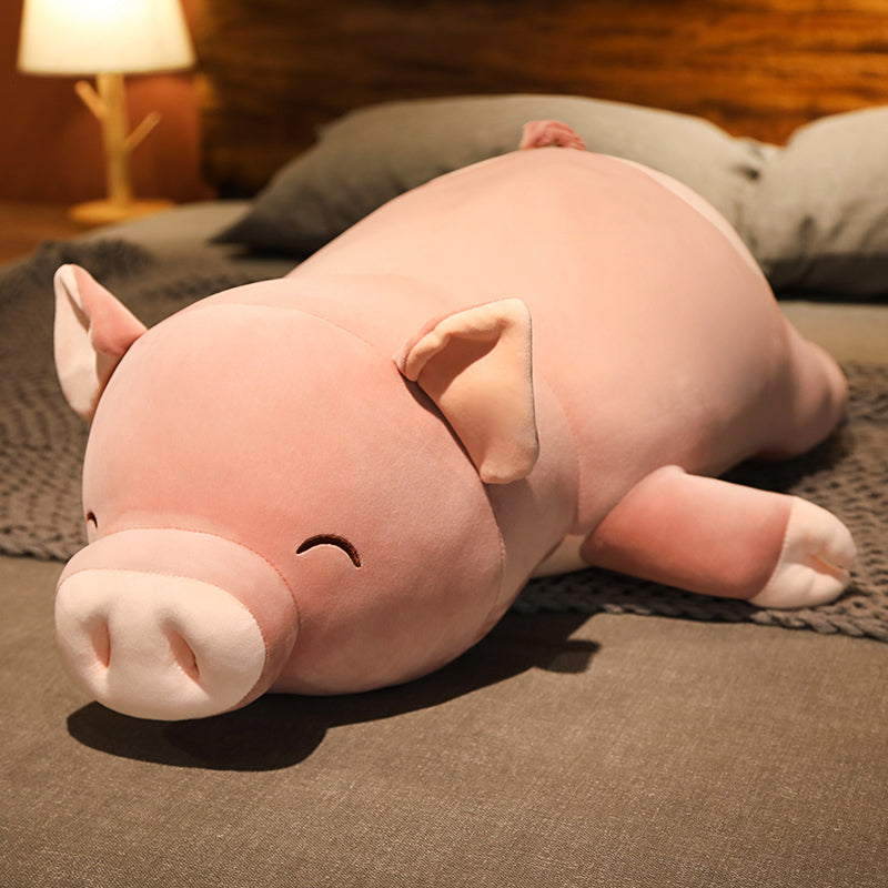 Poppy the Pink Jumbo Pig Plushie - Kawaiies - Adorable - Cute - Plushies - Plush - Kawaii