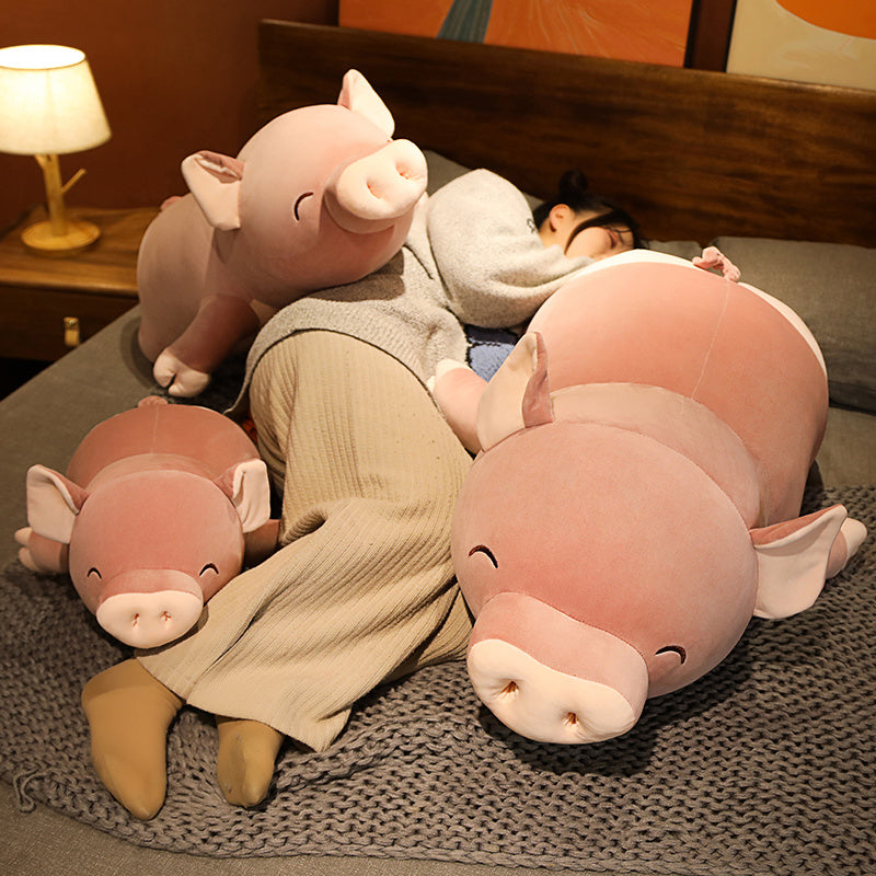 Poppy the Pink Jumbo Pig Plushie - Kawaiies - Adorable - Cute - Plushies - Plush - Kawaii