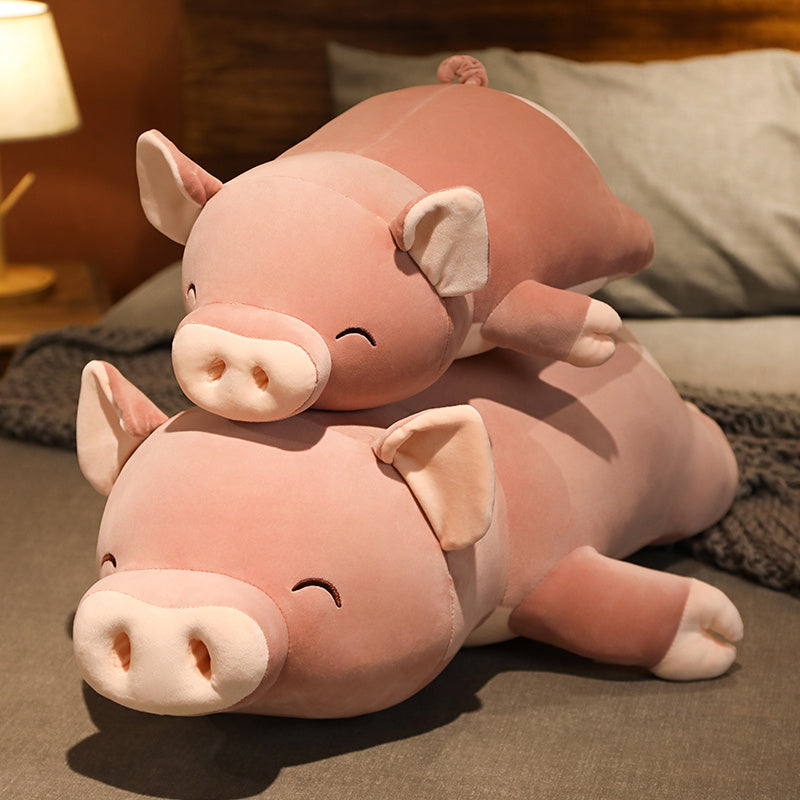 Poppy the Pink Jumbo Pig Plushie - Kawaiies - Adorable - Cute - Plushies - Plush - Kawaii