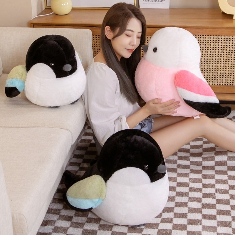 Puffy Vibrant Bird Plushies - Kawaiies - Adorable - Cute - Plushies - Plush - Kawaii