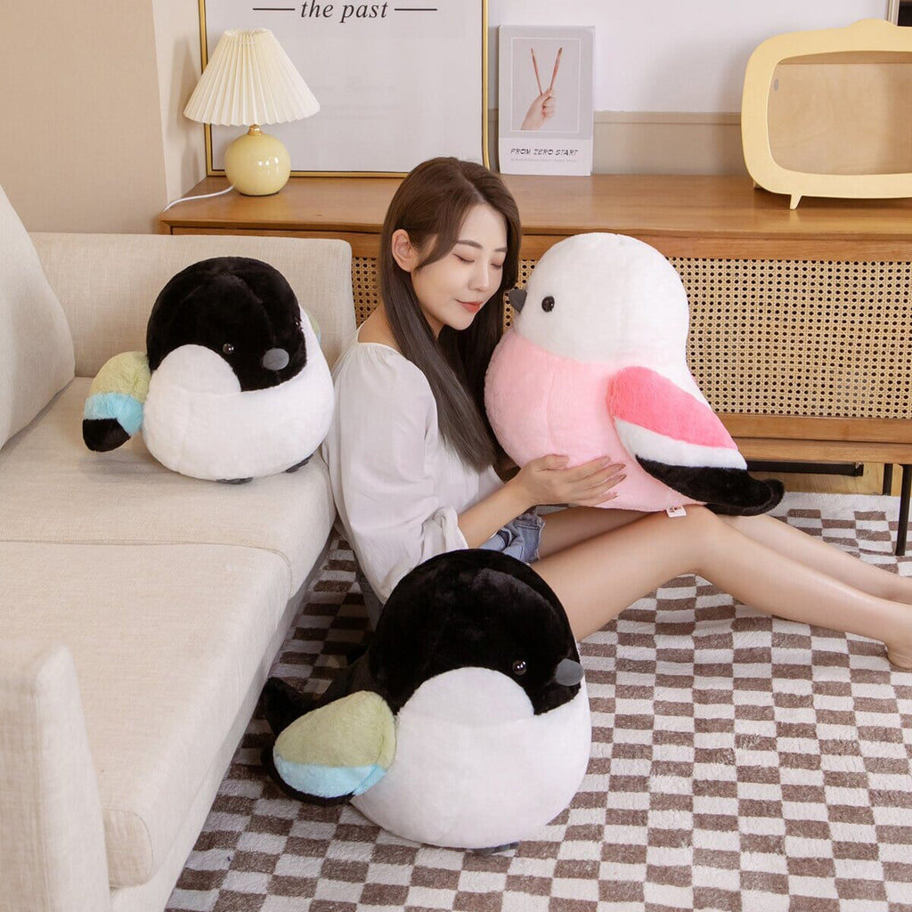 Puffy Vibrant Bird Plushies - Kawaiies - Adorable - Cute - Plushies - Plush - Kawaii