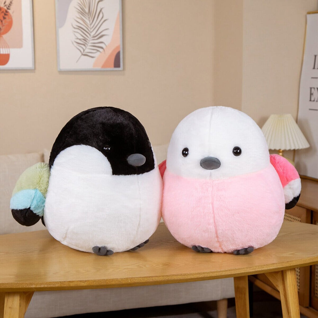 Puffy Vibrant Bird Plushies - Kawaiies - Adorable - Cute - Plushies - Plush - Kawaii