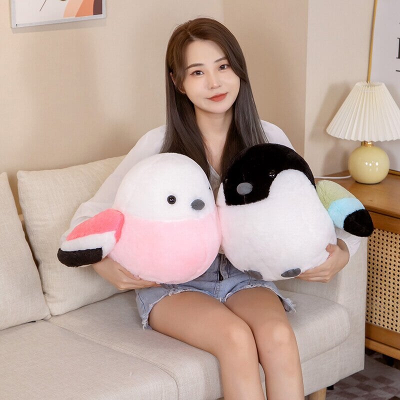 Puffy Vibrant Bird Plushies - Kawaiies - Adorable - Cute - Plushies - Plush - Kawaii