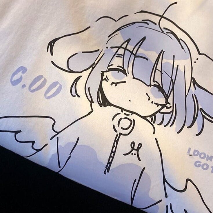 Purple Anime Angel Women's Sweatshirt - Kawaiies - Adorable - Cute - Plushies - Plush - Kawaii