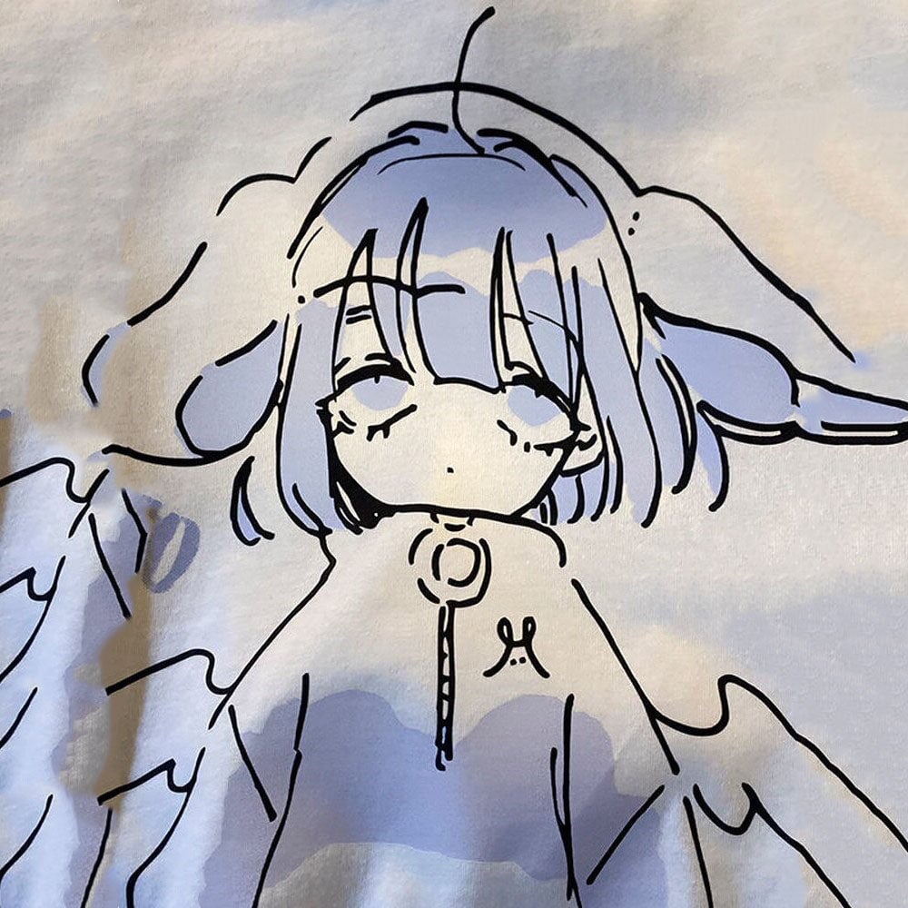 Purple Anime Angel Women's Sweatshirt - Kawaiies - Adorable - Cute - Plushies - Plush - Kawaii