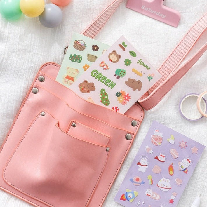 Rabbit and Bear Adventures Stickers Set - Kawaiies - Adorable - Cute - Plushies - Plush - Kawaii