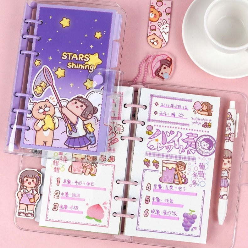 Rainbow Best Friends Travelling Journal Set - Kawaiies - Adorable - Cute - Plushies - Plush - Kawaii
