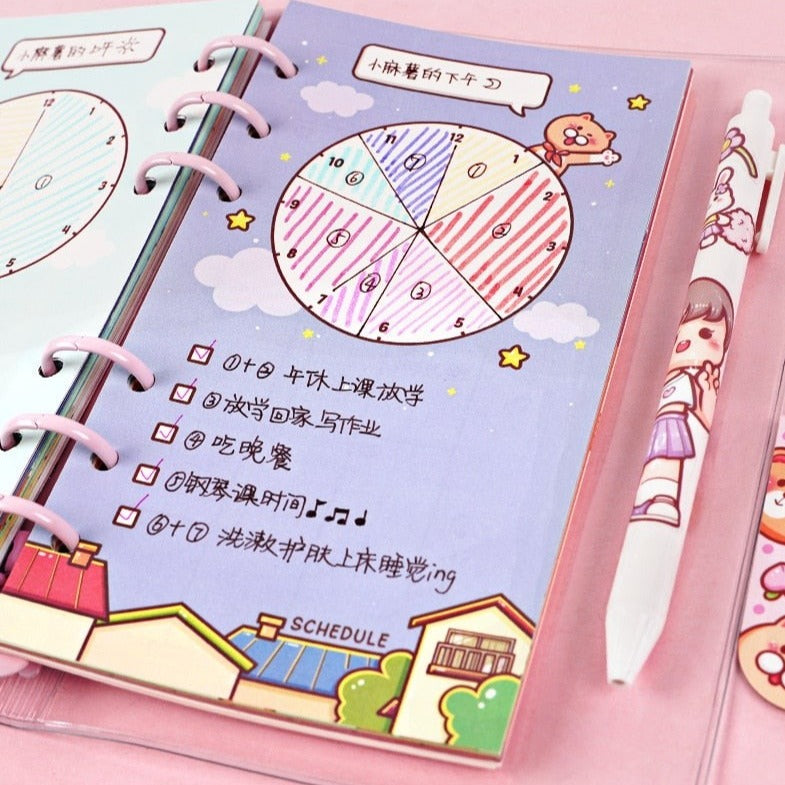 Rainbow Best Friends Travelling Journal Set - Kawaiies - Adorable - Cute - Plushies - Plush - Kawaii
