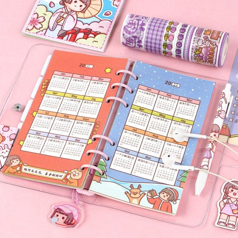 Rainbow Best Friends Travelling Journal Set - Kawaiies - Adorable - Cute - Plushies - Plush - Kawaii